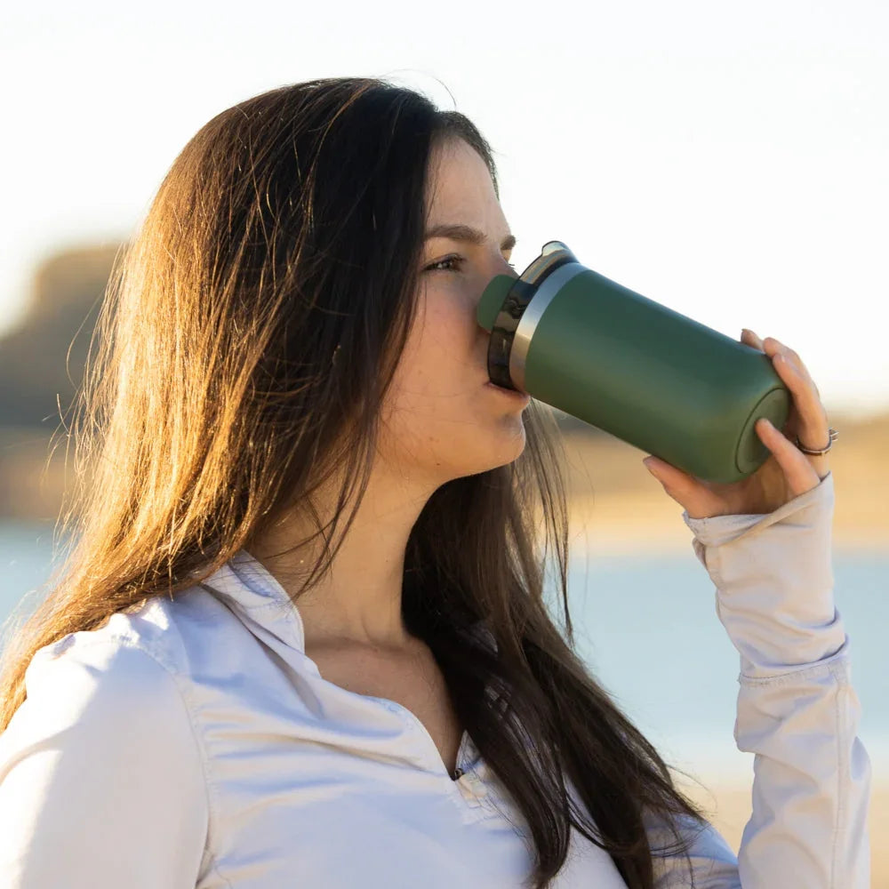 WACACO 300ml Octaroma Vacuum Insulated Mug - Green - Tashqila WACACO 300ml Octaroma Vacuum Insulated Mug - Green - Tashqila